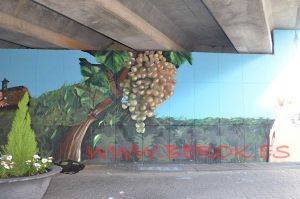 Mural Vinyes Sitges 300x100000